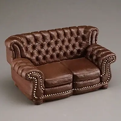 Chippendale "leather" sofa (resin) - Kun i dag