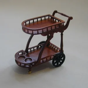 Mest solgt - Serving table on wheels, walnut