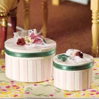 Hat boxes 2 pcs. | Ekstra rabat