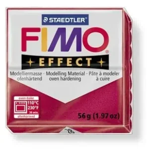 Tilbudspris | Fimo effect ruby ​​red 56 g.