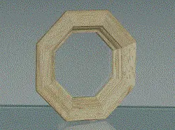 Skarp pris | Window, octagonal, slatted.