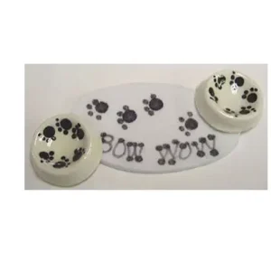 2 Dog bowls & mat - Supergod pris