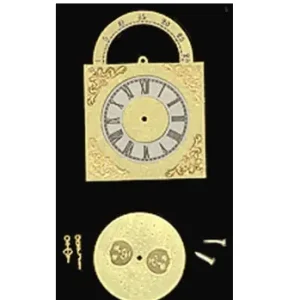 Så længe lager haves - Grandfather clock brass dial