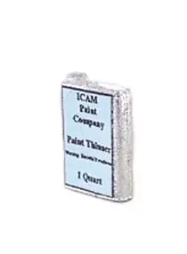 Paint thinner, metal can - Supergod pris