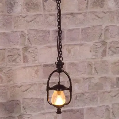 Victorian gas ceiling lamp - Eftertragtet