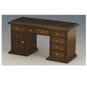 Desk, walnut - Tilbudspris