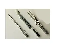 Ny på lager - High-gloss polished pre-cutting set + iron, 3 parts