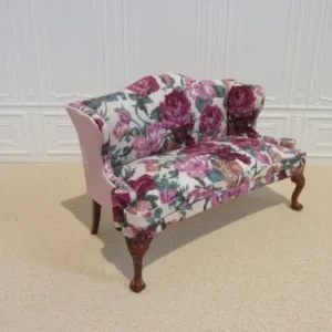 Godt tilbud | Sofa with rose fabric