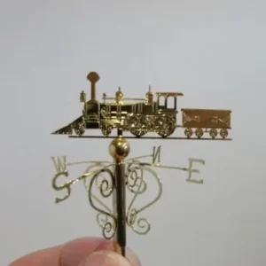 Kun denne uge | Weather "cock" train, brass