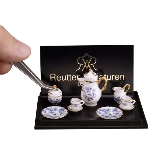 Coffee set 2 pers. blue onion - Spar mere