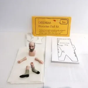 Kundernes favorit | deerness porcelain doll KIT victorian man, w/ instructions