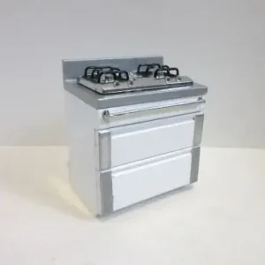 Gas stove white/silver - Fordelagtig pris