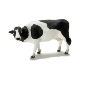 Eftertragtet | Black and white cow, resin