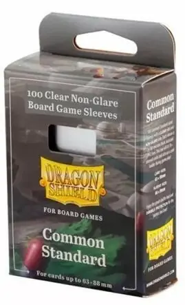 Dragon Shield Board Game Sleeves - Common Standard (100 Sleeves) - Premium kvalitet