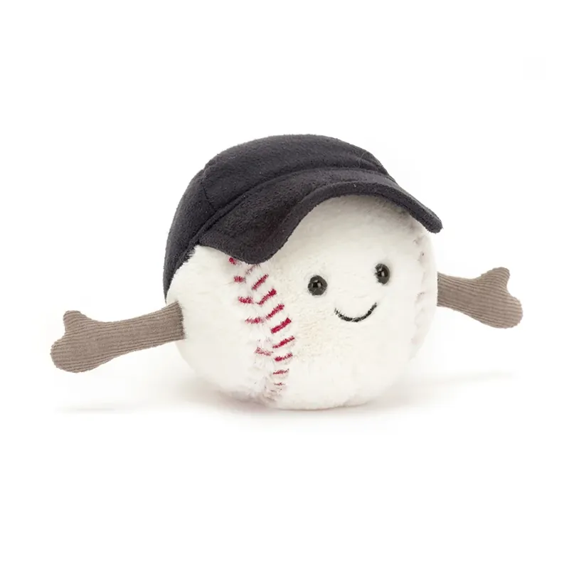 Nyt i shoppen | Jellycat Fun, Amuseable Sports Baseball, 10 cm.
