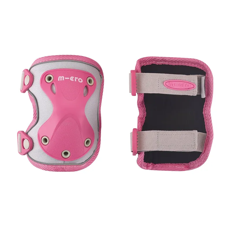 Bedste pris - Micro - Knæ- og Albuebeskyttere - Reflective Pink S