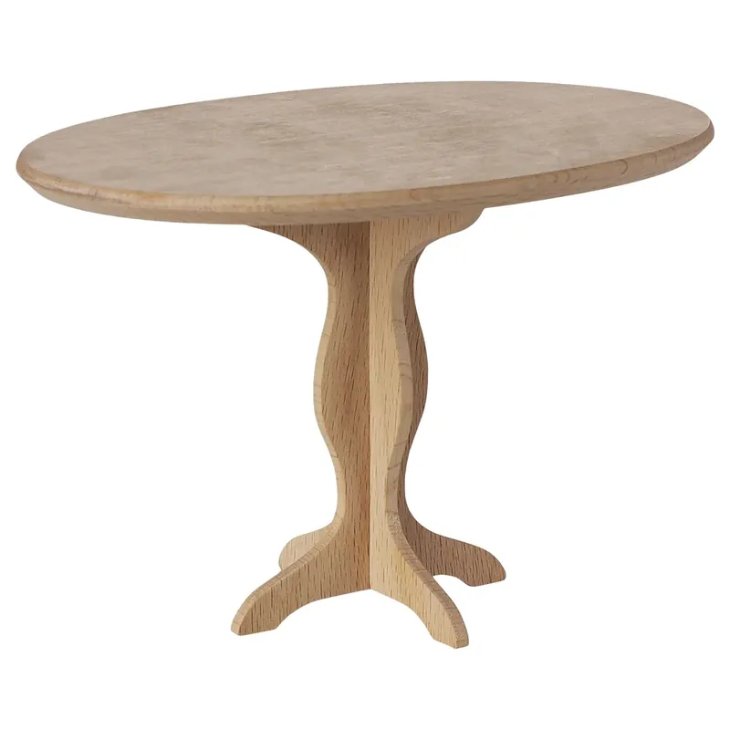 Maileg Ovalt bord, Mini - Natur - Superpris