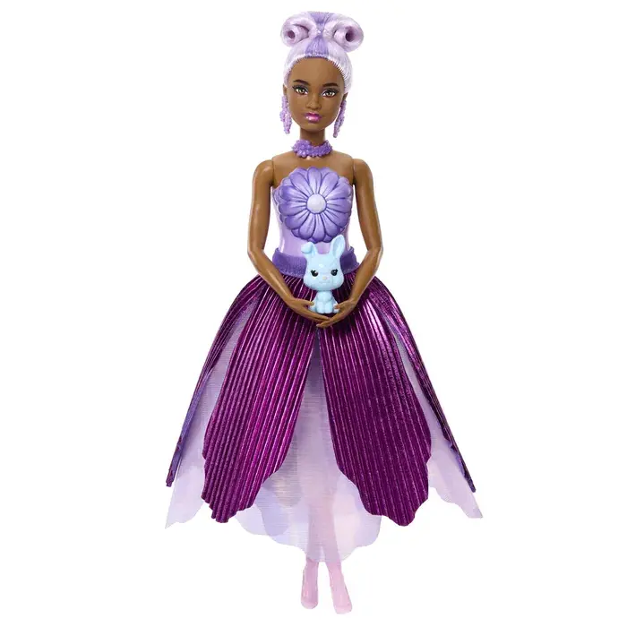 Nytilføjet - Barbie Blomster Reveal Lilla Daisy