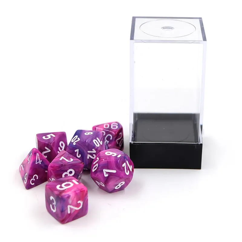 Poly festive violet/white rollespilsterninger | Spar nu