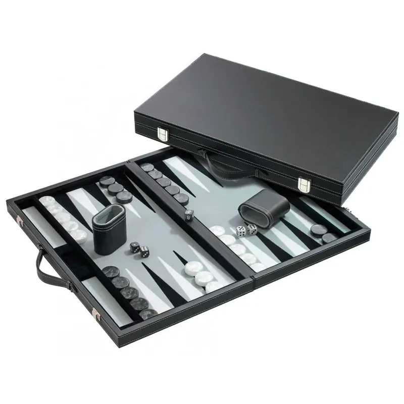 38 cm grå backgammon | Direkte fra producenten