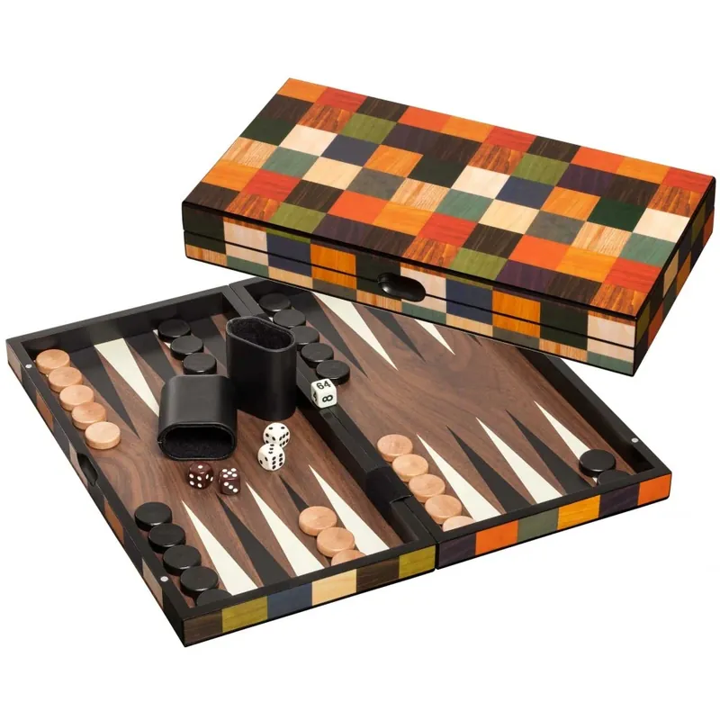 Netop tilføjet - Ternet backgammon i træ