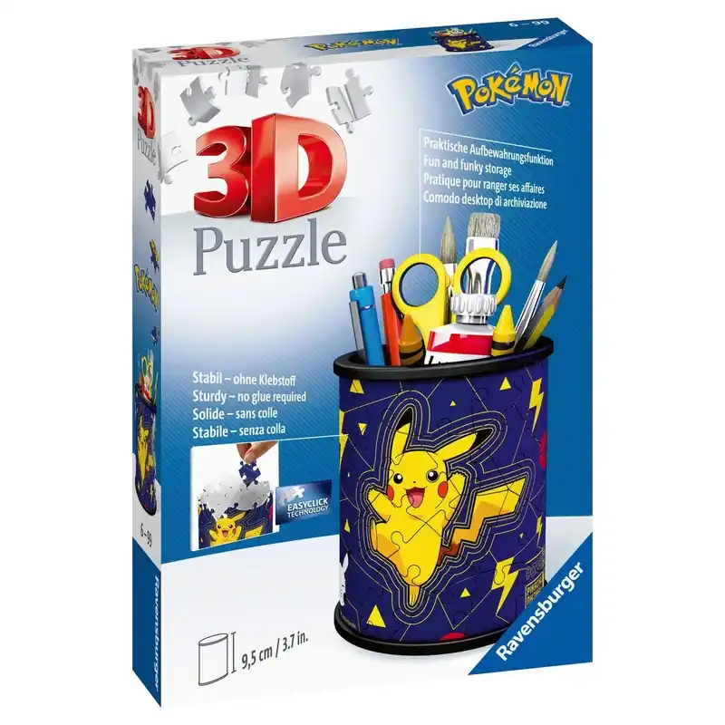 Skarp pris | 3D Pokémon blyantsholder - 54 brikker
