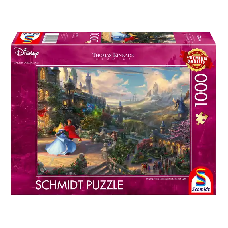 Køb nu | Kinkade Sleeping Beauty Enchanted Light - 1000 brikker