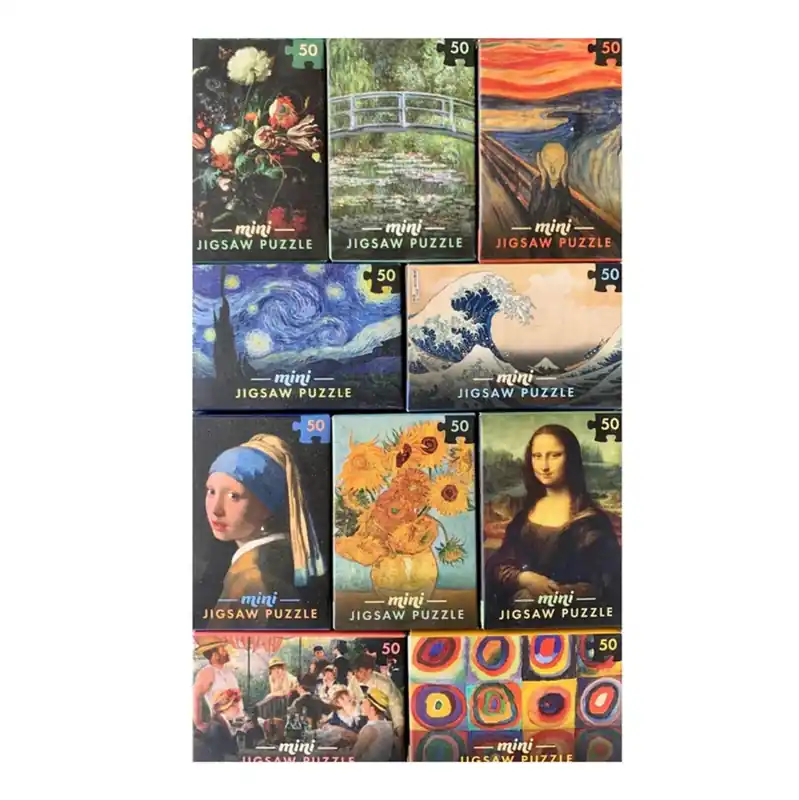 Mini Masterpieces Assorteret - 50 Brikker | Spar nu