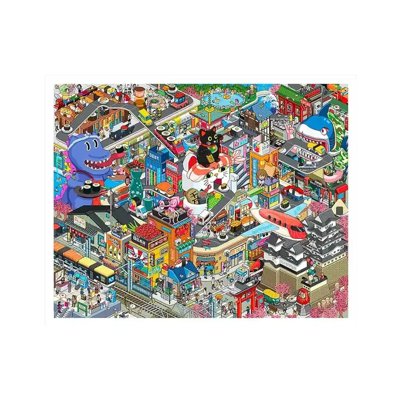 Superpris - The Sushi City - 2000 plastikbrikker