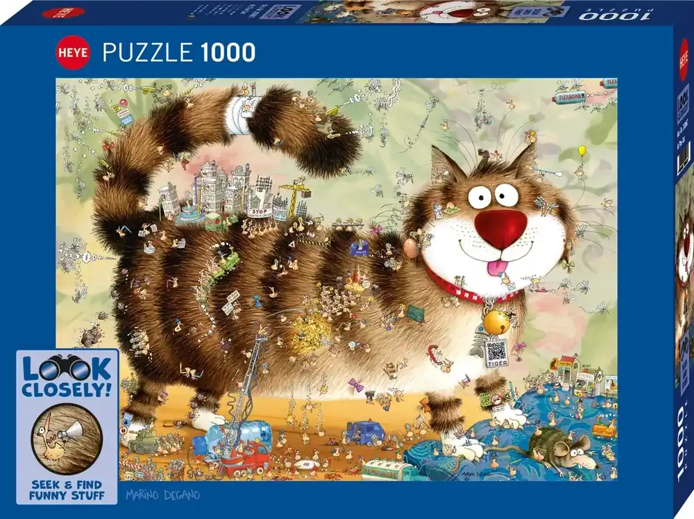 Look closely at the Cat - 1000 brikker | Kundernes valg
