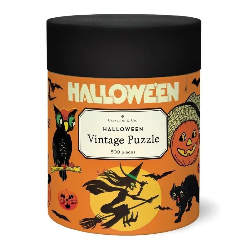 Puslespil Halloween Cavallini - 500 brikker | God pris