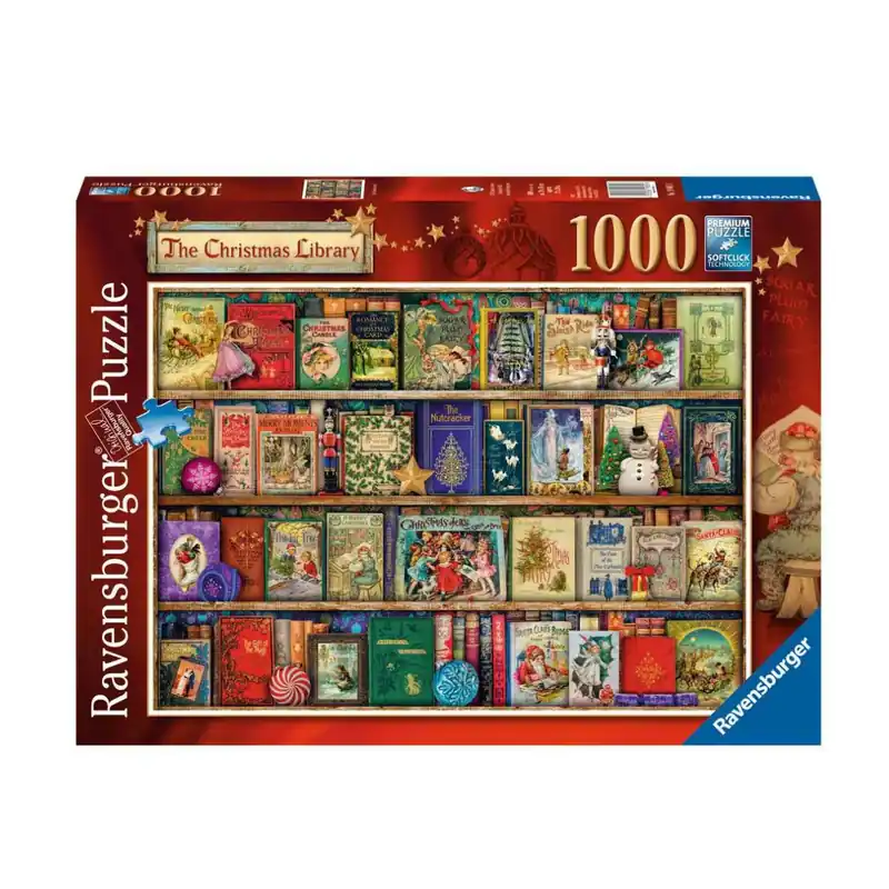Kan købes nu | Christmas Library - 1000 brikker