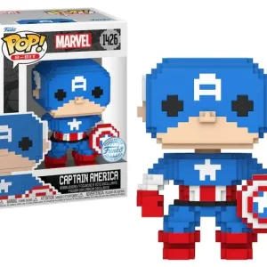 8-BIT - POP Marvel No. 1426 - Captain America - Topkvalitet