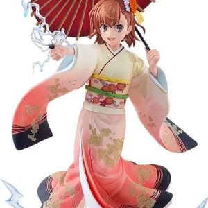 Toppris - A Certain Scientific Railgun T Statue 1/7 Mikoto Misaka Furisode Kimono Ver. 28 cm