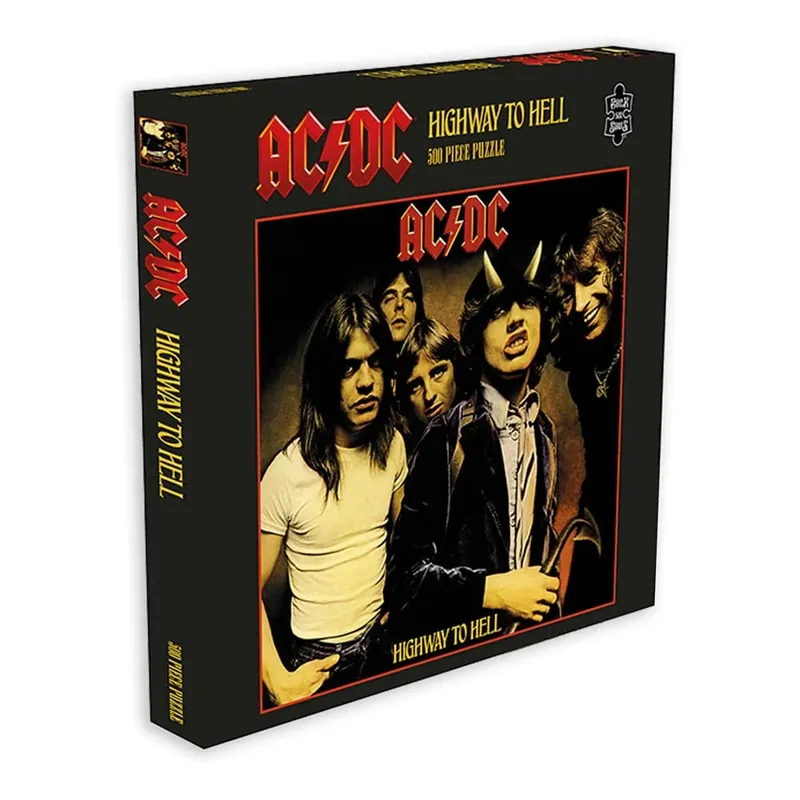 Godt tilbud - AC/DC Rock Saws Jigsaw Puzzle Highway To Hell (500 pieces)