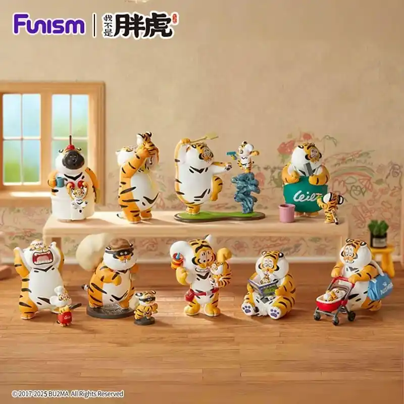 ALEXANDER THE FAT TIGER - Roaring Love Series 2 - Blind Box 8 Fig. set | Bedste pris