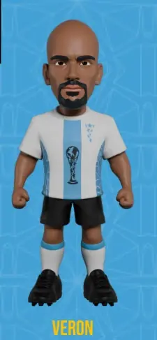 ARGENTINA - Veron - Minix World Legends Cup 12cm Figure - Netop ankommet