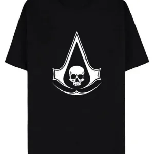 Assassin‘s Creed T-Shirt Black Flag Resynched Skull Size L - Populær