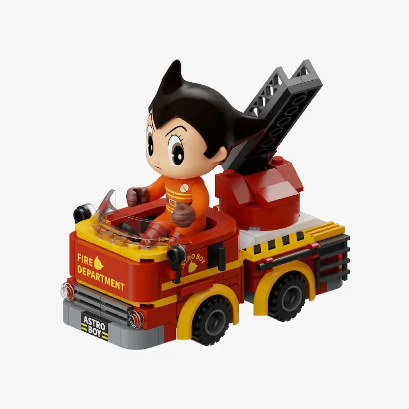 ASTRO BOY - Fire Engine - Building Block | Bedst sælgende