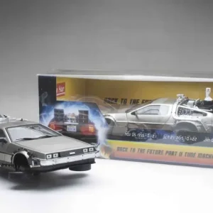 Godt tilbud - BACK TO THE FUTURE 2 DE LOREAN DIE-CAST 1 18 SCALE MODEL