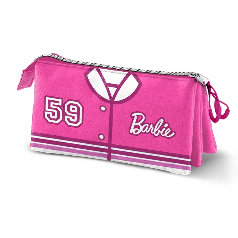 BARBIE - Varsity - Triple Pencil Case - Særtilbud
