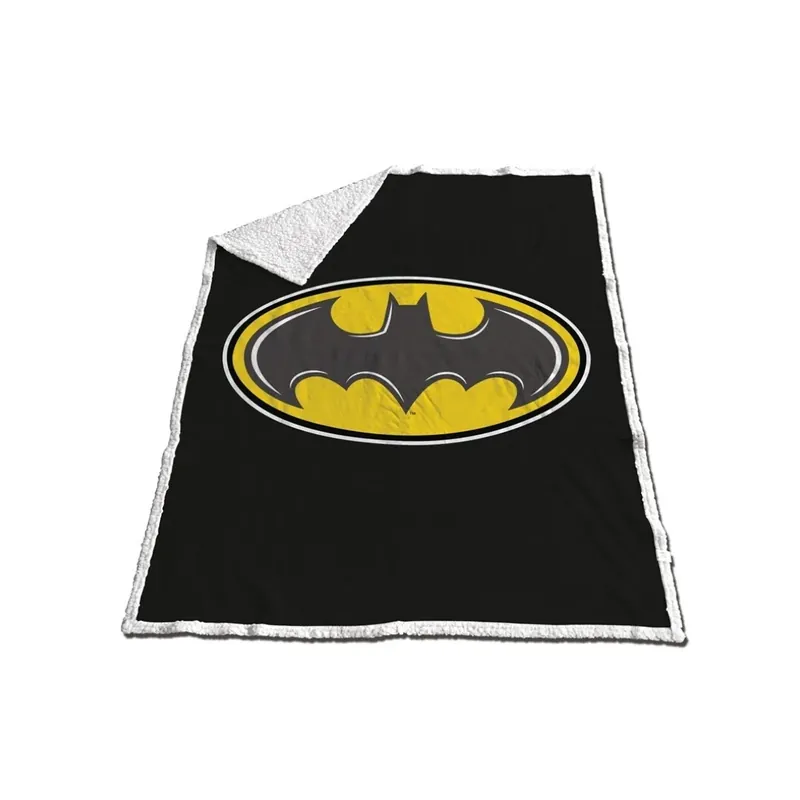 BATMAN - Logo - Sherpa Blanket 130x170cm | Leveres hurtigt