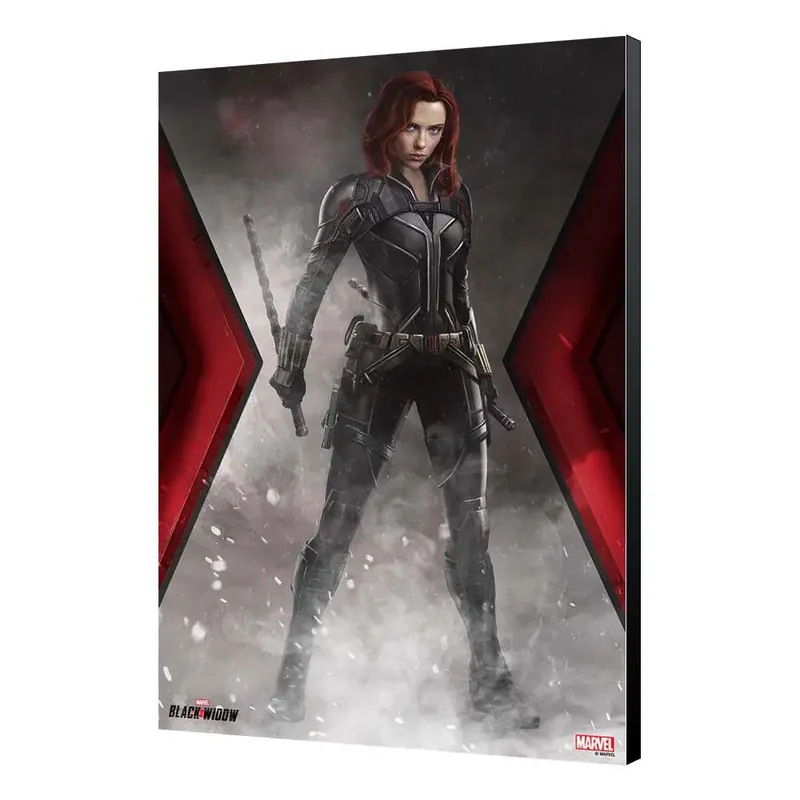 BLACK WIDOW MOVIE SMOKE WOOD PANEL - Direkte fra producenten