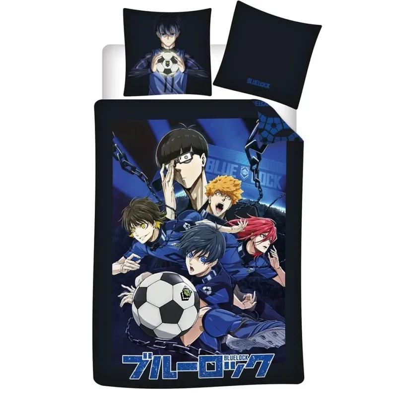 BLUE LOCK - Duvet Cover 140x200cm + 63x63cm | Bestil nu
