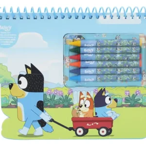 Bluey Travel Colouring Set - Kun i dag
