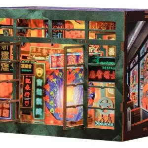 Book Nook Hong Kong Neon Light 13 x 17 cm - Populært produkt