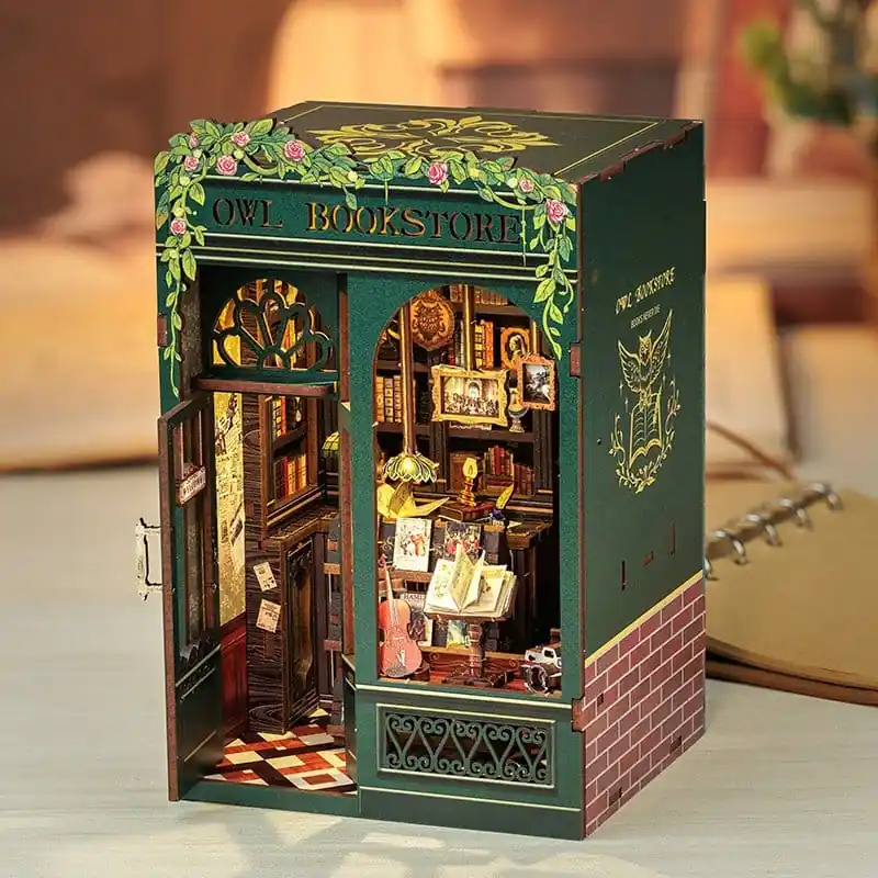 Book Nook Owl Bookstore 17 x 12 cm | Mest solgt