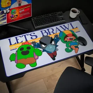 Brawl Stars XXL Desk Mat Let‘s Brawl - Bestil online