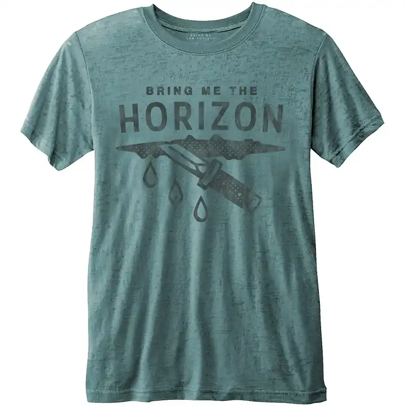 Bestil direkte | BRING ME THE HORIZON - T-Shirt - Wound - Turquoise - Men (S)