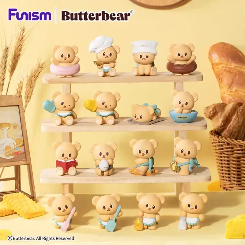 BUTTERBEAR - Baked with Love Series - Blind Box 6 Figure set - Kun i dag